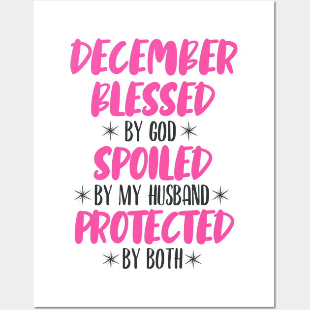 December Blessed Wall Art by PHDesigner